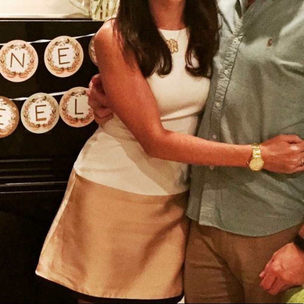 Two tone Anthropologie dress